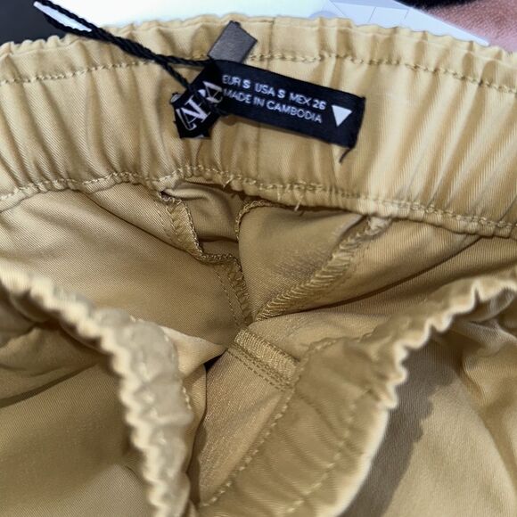 ZARA | Straw | FULL LENGTH PANTS - Picture 10 of 10